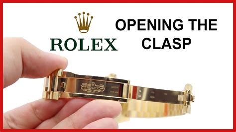 rolex clasp protective film|how to open rolex clasp.